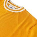 Moon MADCAP ENGLAND 60s Mod Tipped Knit Tee (CY)