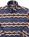 Newport Waves MADCAP ENGLAND Retro 70s Mod Shirt