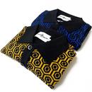 Overlook Madcap England Honeycomb Polo Cardigan GG