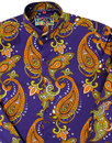 Tanpura Paisley MADCAP ENGLAND 60s Grandad Shirt