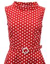 Minnie MADCAP ENGLAND 60s Mod Polkadot Mini Dress