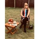 Polly MADCAP ENGLAND 60s Mod Stripe Jersey Dress