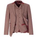 MADCAP ENGLAND Mod 3 Button Dogtooth Suit Jacket