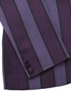 MADCAP ENGLAND Offbeat Mod 60s Slim Suit in Purple