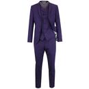 MADCAP ENGLAND 60s Mod Mohair Tonic Suit in Purple