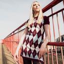 Ronnie Madcap England Argyle Knit Polo Dress (Z)