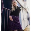 Suzy Madcap England Retro Paisley Mini Skirt B/P