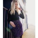 Suzy Madcap England Retro Paisley Mini Skirt B/P