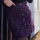 Suzy Madcap England Retro Paisley Mini Skirt B/P