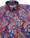 Tabla Paisley MADCAP ENGLAND Psychedelic Mod Shirt