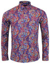 Tabla Paisley MADCAP ENGLAND Psychedelic Mod Shirt