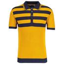 Terry MADCAP ENGLAND Mod Ribbed Stripe Polo (GO)