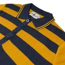 Terry MADCAP ENGLAND Mod Ribbed Stripe Polo (GO)