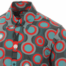 Trip Circles MADCAP ENGLAND 1960s Mod Target Shirt