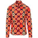 Trip Psych-Out Circle MADCAP ENGLAND Mod Shirt B/R