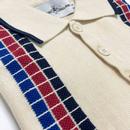 Zodiac MADCAP ENGLAND Mod Raised Stripe Knit Polo