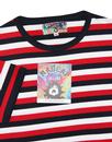 Bande MADCAP ENGLAND Retro Mod Tri-Stripe T-Shirt