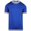 Moon MADCAP ENGLAND 60s Mod Tipped Knitted T-shirt