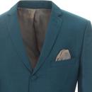 MADCAP ENGLAND Mod Mohair Tonic Suit Jacket (Teal)