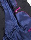 MADCAP ENGLAND 60s Mod Check 3 Button Suit Jacket