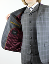 Tailored by Madcap England 60s Mod Check Suit