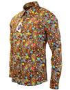 Trip Paisley MADCAP ENGLAND 60s Mod Floral Shirt