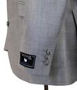 Fab 4 Button MADCAP Suit in Silver Mohair Tonic 