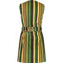 June Madcap England Striped Cord Pinafore Dress YC