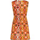 Daytripper Psych-Out Madcap Mod Dress - Emperador