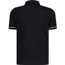 Pelham Madcap England 60s Dogtooth Jersey Polo B/W