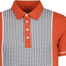Pelham Madcap England 60s Dogtooth Jersey Polo CS