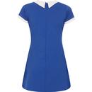 Dollierocker MADCAP ENGLAND 60s Mod Dress (Blue)