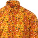 Trip Retro Floral MADCAP ENGLAND 60s Mod Shirt