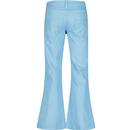 Killer Madcap England Retro Cord Flares Air Blue