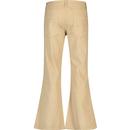 Killer Madcap England Retro 70s Cord Flares Latte