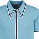 Mack Madcap England Popcorn Knit Mod Polo Shirt AB