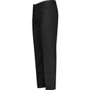 Alfie Madcap England 3 Button Mod Suit in Black