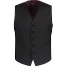 madcap england mens retro mod tailored suit waistcoat black