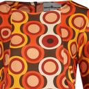 Stargaze Psych-Out Madcap 70s Bell Sleeve Top E/O