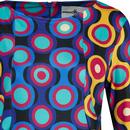 Stargaze Psych-Out Madcap 70s Bell Sleeve Top J/B
