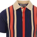 Farlowe MADCAP ENGLAND Mod Stripe Knit Polo Top