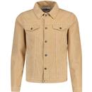 madcap england mens woburn cord trucker jacket latte beige