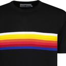 Britpop MADCAP ENGLAND Rainbow Stripe Knit Tee (B)