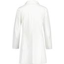 MADCAP ENGLAND Jackie Retro Mod 60's PVC Raincoat in White