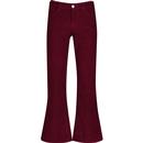 madcap england mens retro 70s cord killer flares tawny port red