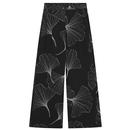 Mademoiselle Ye Ye Floating Flare Palazzo Trousers in Black flat shot