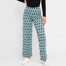 Mademoiselle Yeye One Step Beyond Trousers Retro 70s in Blue