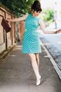 Stacy MADEMOISELLE YEYE 60s Mod Polka Dot Dress