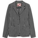 Mademoiselle Yeye Superbe Sonic Blazer Jacket in Flash Black/White G42603B