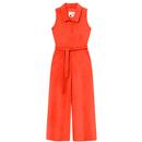 Mademoiselle Yéyé  Red Tailored Vibin' Jumpsuit 